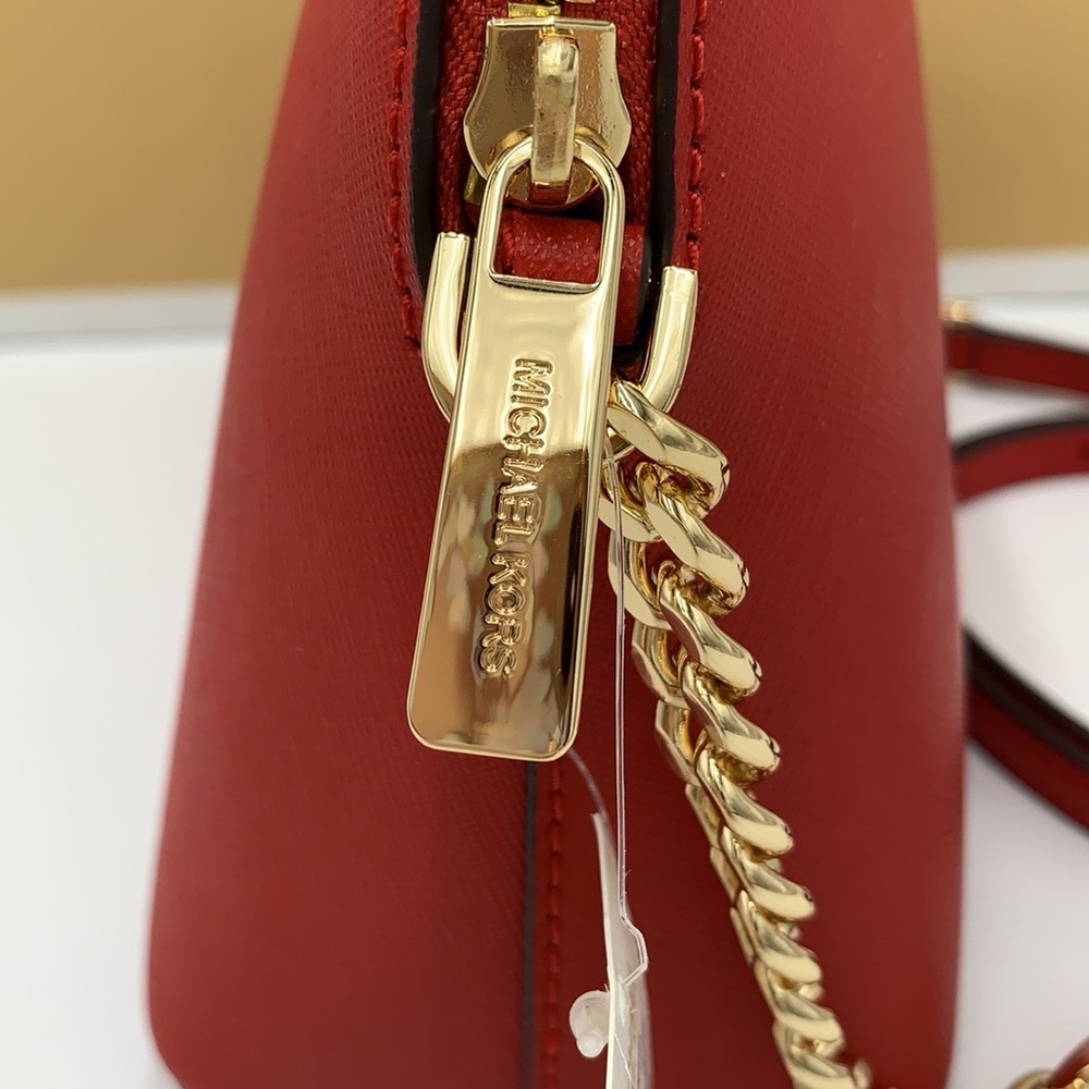 MICHAEL KORS
Jet Set Travel Medium Logo Dome Crossbody Bag FLAME COLOR - Picture 14 of 15